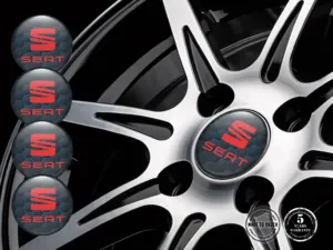 Seat Calcomanía de Rueda Diseño Cúpula Personalizada Racing